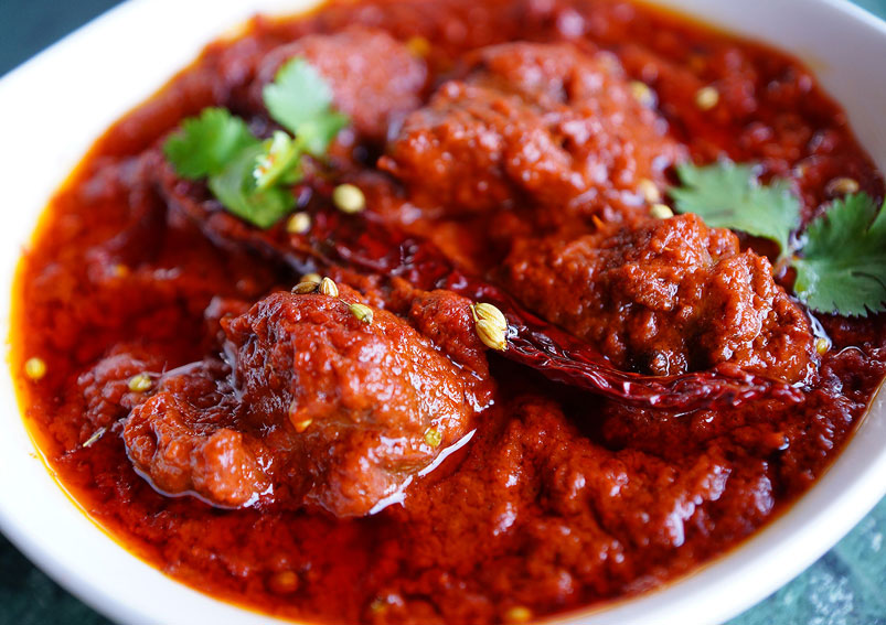 Famous Indian Non-Vegetarian Dishes - Laal Maas -foodiewish
