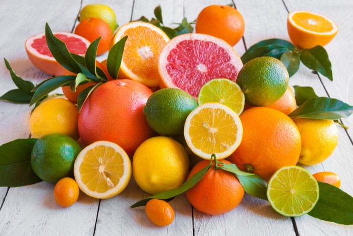 Foods that Help Reduce Anxiety - Citrus fruits 