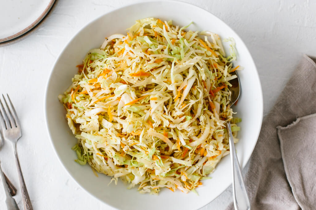 Salads to Stay Healthy - Crunchy Nut Coleslaw