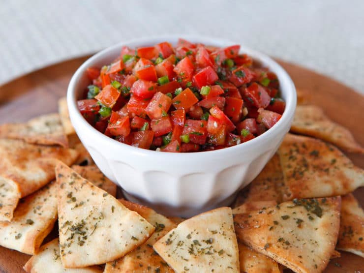 Garlicky Tomato Salad