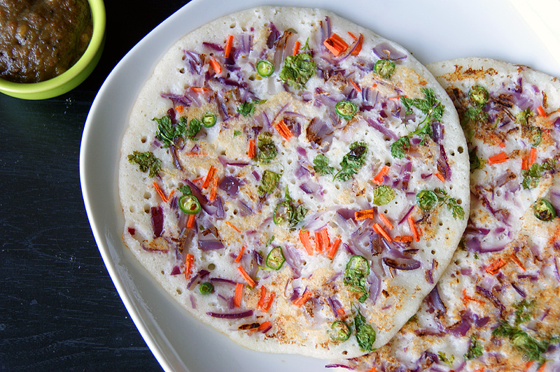 South Indian Foods - Onion Uttapam