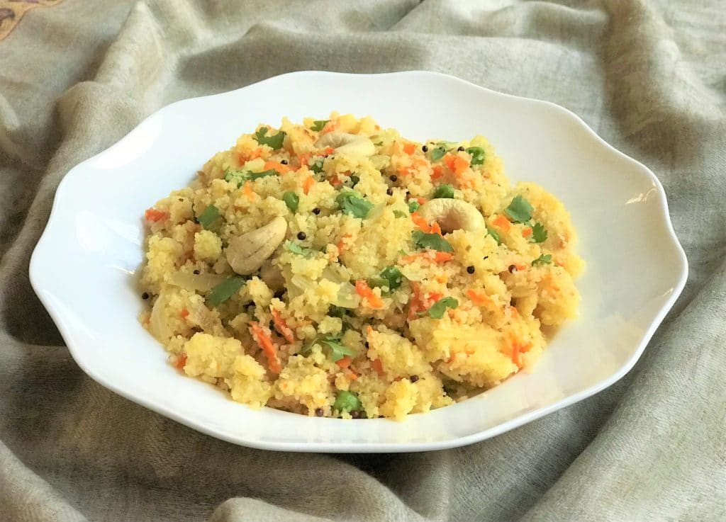 South Indian Foods - Upma - foodiewish