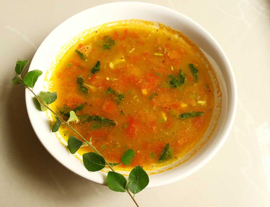 South Indian Foods - rasam - foodiewish
