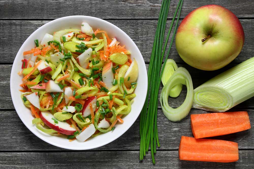 Apple and Sprouts Salad