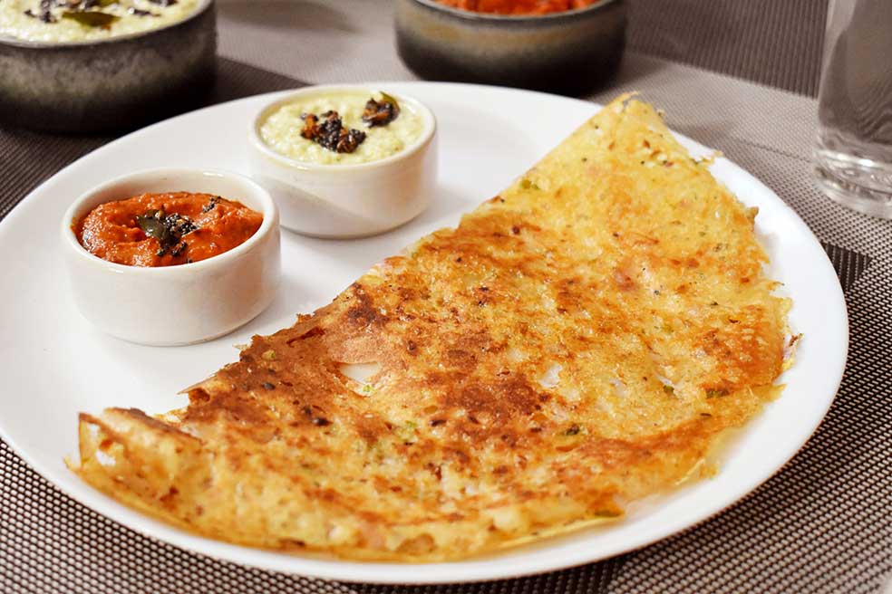 south indian foods - Rava Dosa