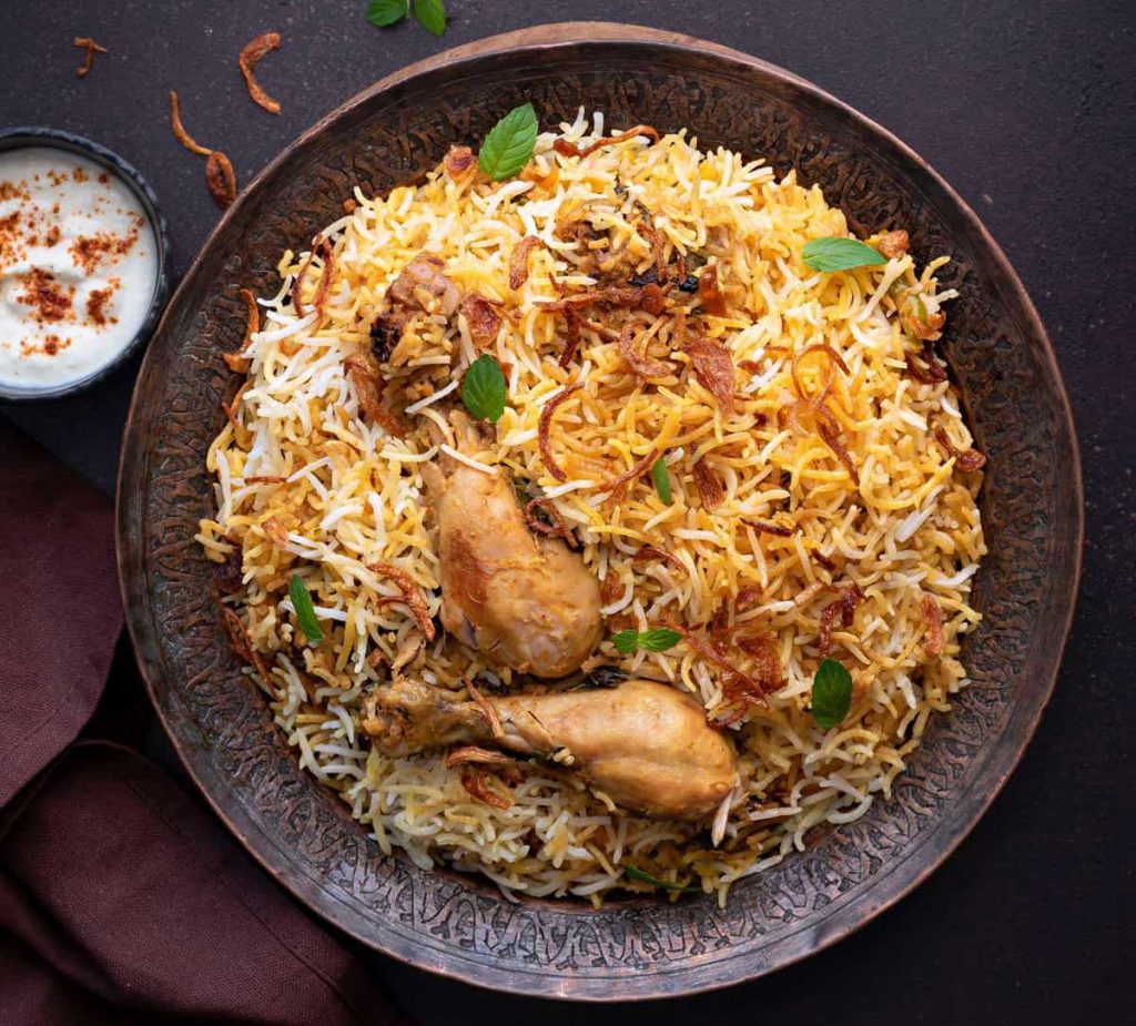 Top 7 Traditional Indian Food - Hyderabadi Biryani