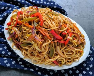 Vegetarian Chowmein Recipe Step By Step Instructions