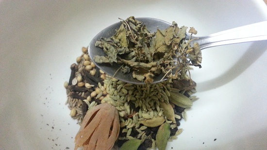 One and a half tablespoon of Kasuri Methi (Fenugreek Leaves)