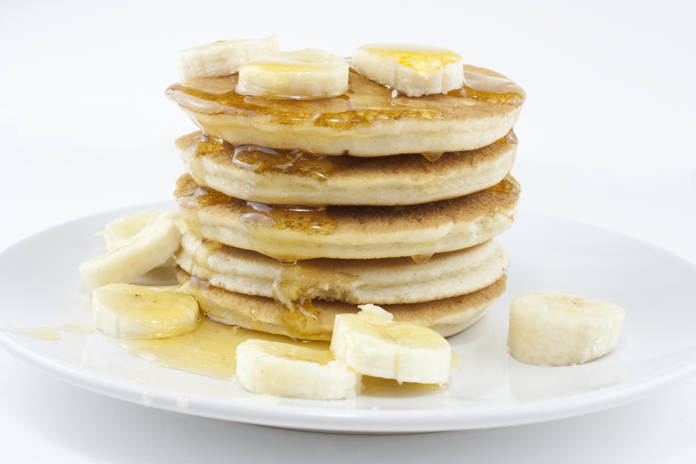 Banana oatmeal pancake