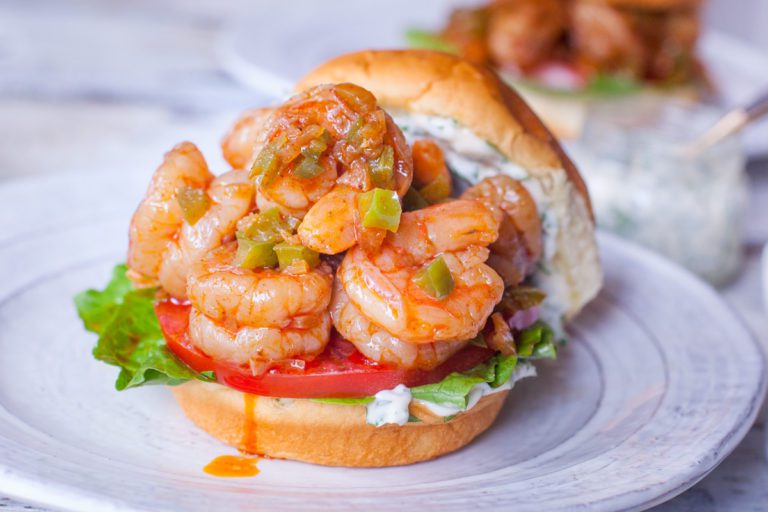 2 Styles Of The Fishy Favorite Shrimp Burger Recipe