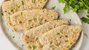 Parmesan crusted turkey cutlets