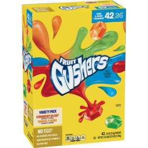 "fruit gushers nutrition facts"